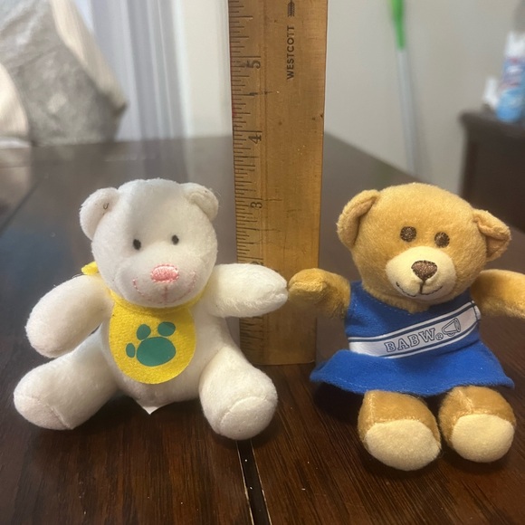 Build-A-Bear White Cuddly Bear & Golden Brown Read Teddy Small Stuffed Animals - Picture 4 of 12